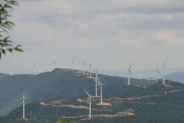 云南石屏縣大冷風電場項目